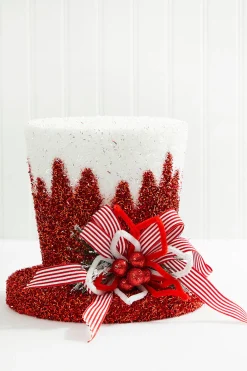Decorator's Warehouse Christmas Accents^8” Styrofoam Hat Tree Topper