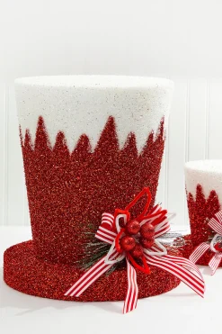 Decorator's Warehouse Christmas Accents^16” Styrofoam Hat Tree Topper