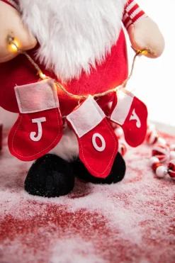 Decorator's Warehouse Christmas Accents^20-36” Telescope Long Leg Light Up Santa Figure