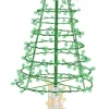 Decorator's Warehouse Outdoor Lighting^5' Twinkling Starry Alpine Tree - Green/Warm White 310 Lights