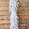 Decorator's Warehouse Christmas Garlands|Natural Greenery^48" Winter Snowy Cedar Garland