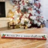 Decorator's Warehouse Christmas Accents^23.6 Wood Holiday Block Sign
