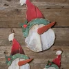 Decorator's Warehouse Christmas Accents^18" Wood Snowman Head Wall Decor - Set Of 3