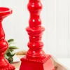 Decorator's Warehouse Christmas Accents^14" Wood/Metal Candle Stand
