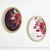 Decorator's Warehouse Christmas Accents^12" X 16" Floral Wood Wall Decor