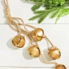 Decorator's Warehouse Natural Greenery^20" X 2.5" Metal Bells Ornament