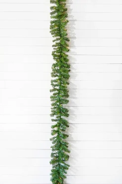 Decorator's Warehouse Christmas Garlands^9' X 10" Norway Pine Garland 200T/50Clear/Outdoor/UL