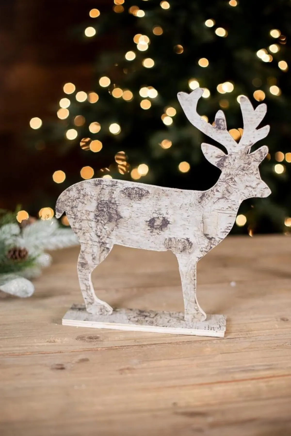 Decorator's Warehouse Christmas Accents^Birch Paper Standing Deer