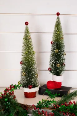 Decorator's Warehouse Christmas Accents^Bottle Brush Tree With Base