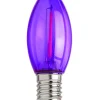 Decorator's Warehouse Bulbs|Outdoor Lighting^C9 Filament Bulb (25 Bulbs/box) - Purple