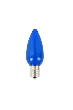 Decorator's Warehouse Outdoor Lighting^C9 LED Minleon Legacy Bulbs (25 Bulbs/box) - Smooth, Blue