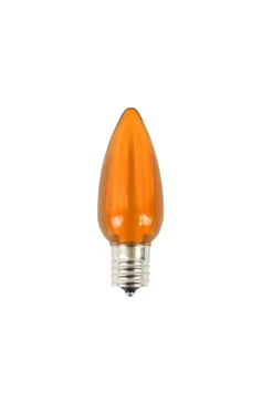 Decorator's Warehouse Outdoor Lighting^C9 LED Minleon Legacy Bulb (25 Bulbs/box) - Smooth, Orange