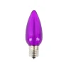 Decorator's Warehouse Outdoor Lighting^C9 Minleon LED SMD Bulb (25 Bulbs/box) - Smooth, Purple