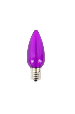 Decorator's Warehouse Outdoor Lighting^C9 Minleon LED SMD Bulb (25 Bulbs/box) - Smooth, Purple