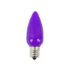 Decorator's Warehouse Bulbs|Outdoor Lighting^C9 Platinum Elite LED SMD Bulb (25 Bulbs/bag) - Frosted, Purple