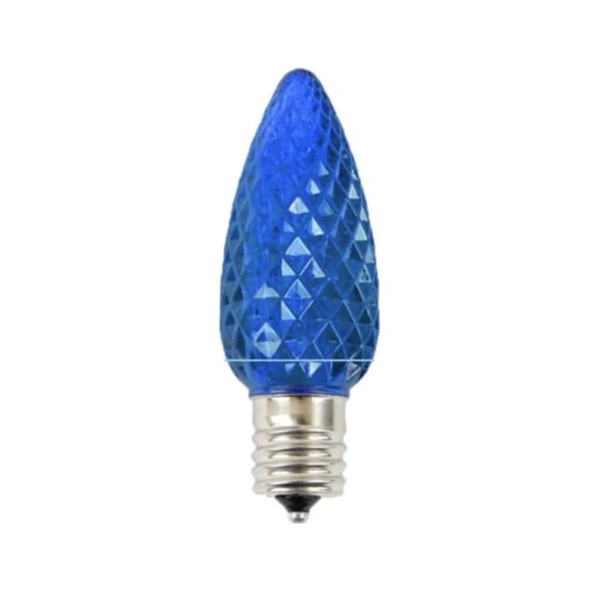 Decorator's Warehouse Bulbs|Outdoor Lighting^C9 Platinum Elite LED SMD Bulb (25 Bulbs/bag) - Faceted, Blue