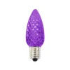 Decorator's Warehouse Bulbs|Outdoor Lighting^C9 Platinum Elite LED SMD Bulb (25 Bulbs/bag) - Faceted, Purple