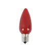 Decorator's Warehouse Bulbs|Outdoor Lighting^C9 Platinum Elite LED SMD Bulb (25 Bulbs/bag) - Frosted, Red