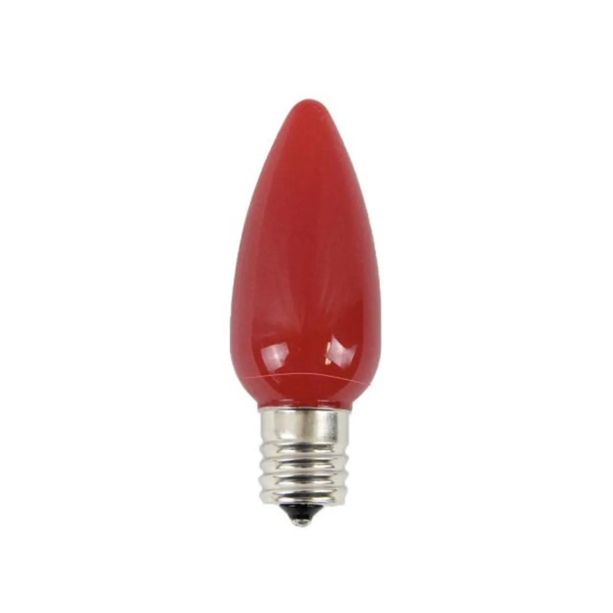 Decorator's Warehouse Bulbs|Outdoor Lighting^C9 Platinum Elite LED SMD Bulb (25 Bulbs/bag) - Frosted, Red