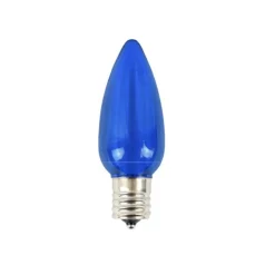 Decorator's Warehouse Bulbs|Outdoor Lighting^C9 Platinum Elite LED SMD Bulb (25 Bulbs/bag) - Smooth, Blue