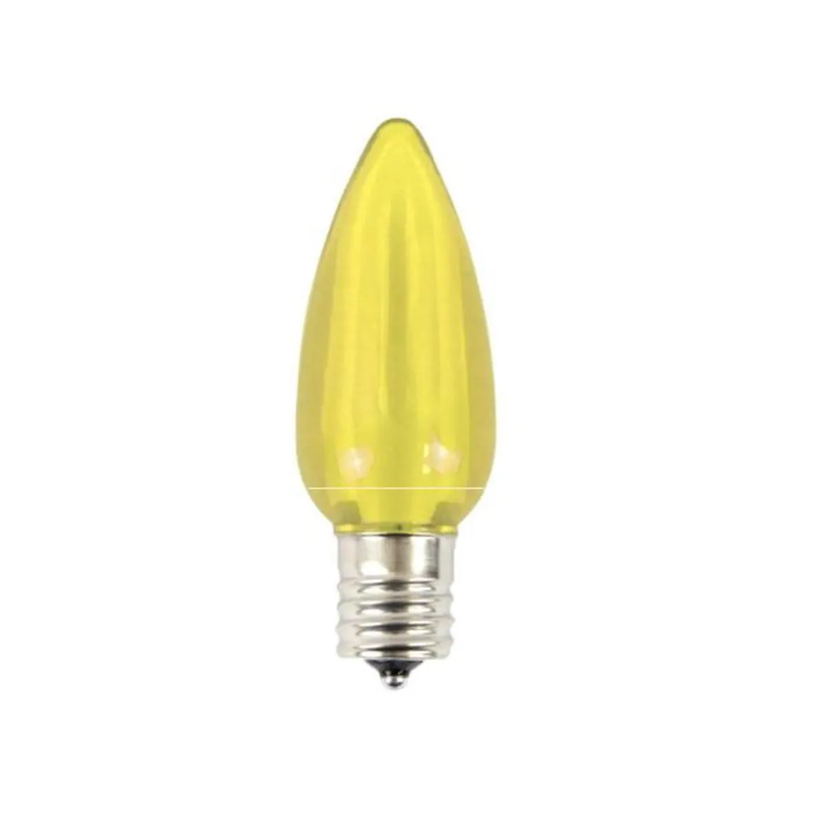 Decorator's Warehouse Bulbs|Outdoor Lighting^C9 Platinum Elite LED SMD Bulb (25 Bulbs/bag) - Smooth, Yellow
