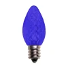 Decorator's Warehouse Outdoor Lighting^C7 Wonderful LED SMD Bulbs (25 Bulbs/bag) - Faceted, Blue
