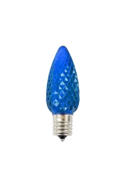 Decorator's Warehouse Bulbs|Outdoor Lighting^C9 Wonderful LED SMD Bulb (25 Bulbs/bag) - Faceted, Blue