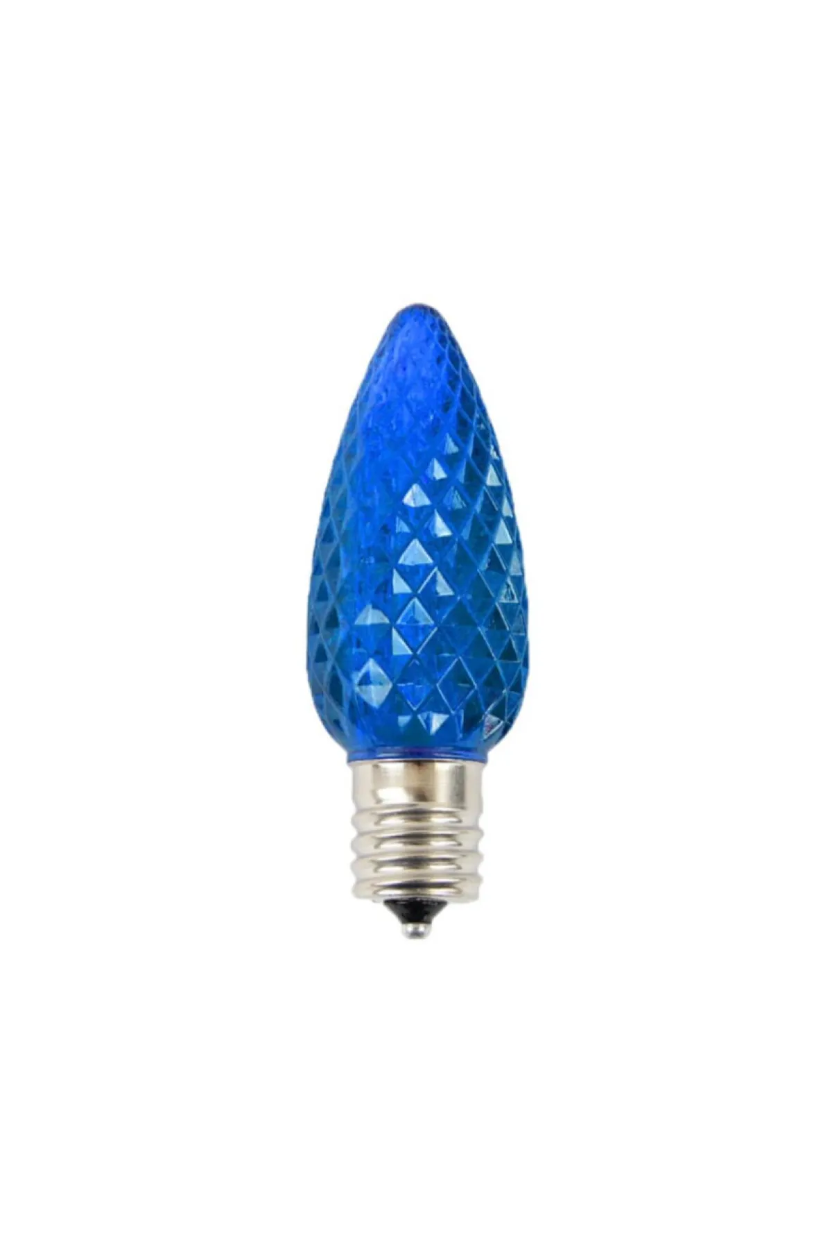 Decorator's Warehouse Bulbs|Outdoor Lighting^C9 Wonderful LED SMD Bulb (25 Bulbs/bag) - Faceted, Blue