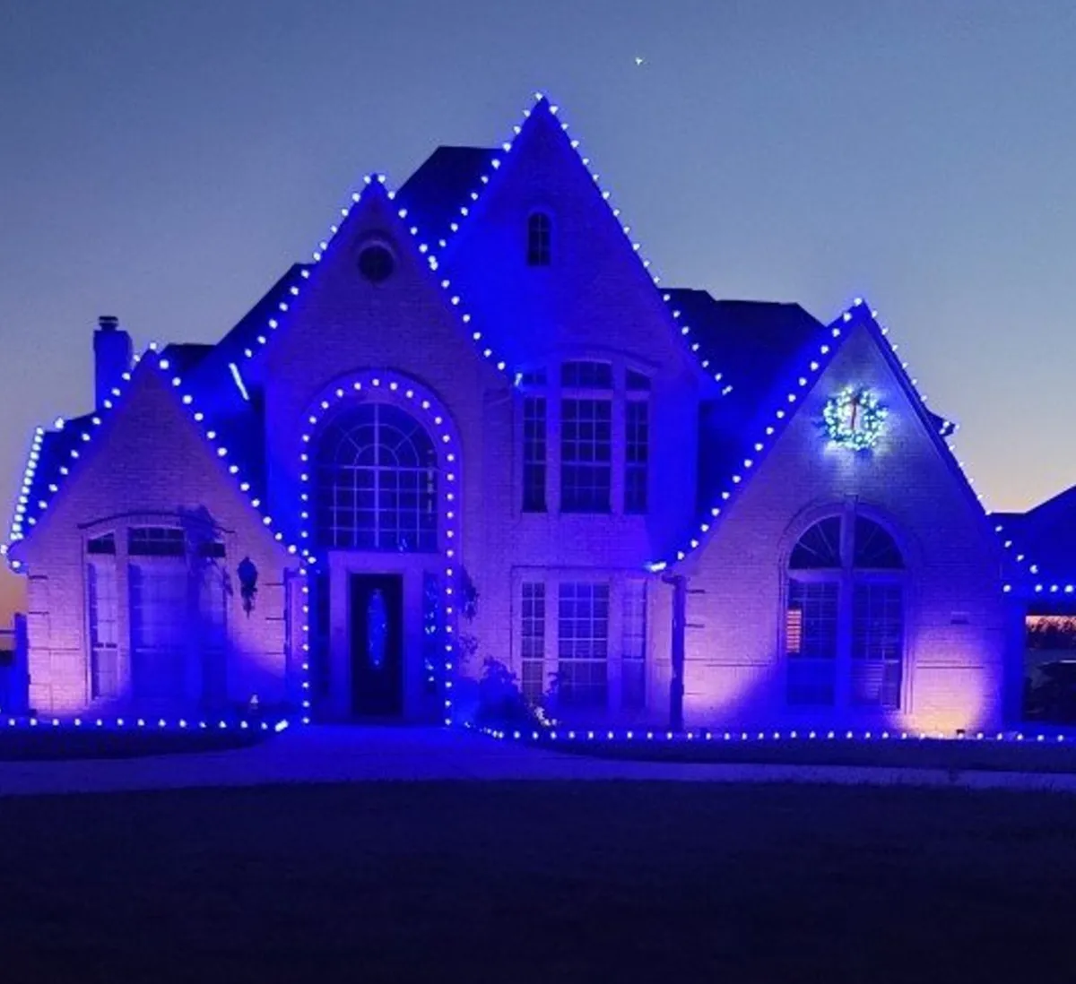 Decorator's Warehouse Bulbs|Outdoor Lighting^C9 Wonderful LED SMD Bulb (25 Bulbs/bag) - Faceted, Blue