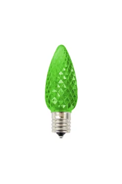 Decorator's Warehouse Bulbs|Outdoor Lighting^C9 Wonderful LED SMD Bulb (25 Bulbs/bag) - Faceted, Green