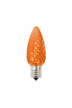Decorator's Warehouse Bulbs|Outdoor Lighting^C9 Wonderful LED SMD Bulb (25 Bulbs/bag) - Faceted, Orange