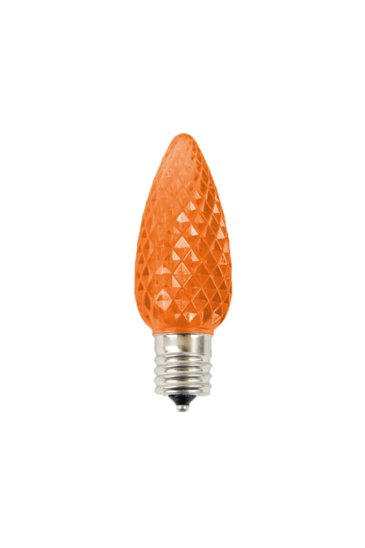 Decorator's Warehouse Bulbs|Outdoor Lighting^C9 Wonderful LED SMD Bulb (25 Bulbs/bag) - Faceted, Orange