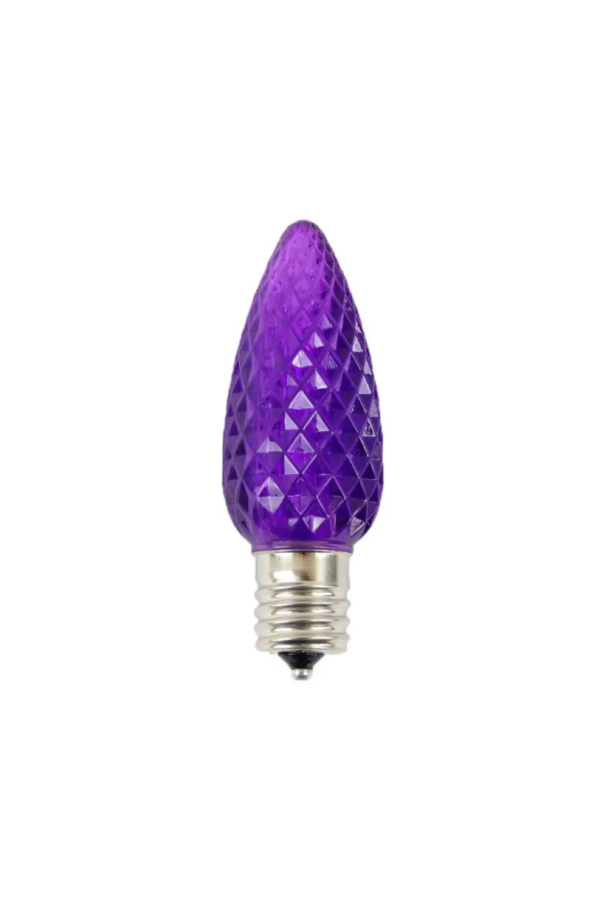 Decorator's Warehouse Bulbs|Outdoor Lighting^C9 Wonderful LED SMD Bulb (25 Bulbs/bag) - Faceted, Purple