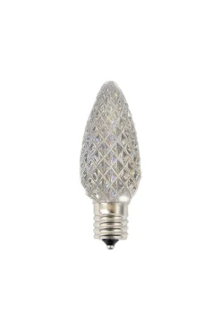 Decorator's Warehouse Bulbs|Outdoor Lighting^C9 Wonderful LED SMD Bulb (25 Bulbs/bag) - Faceted, Pure White