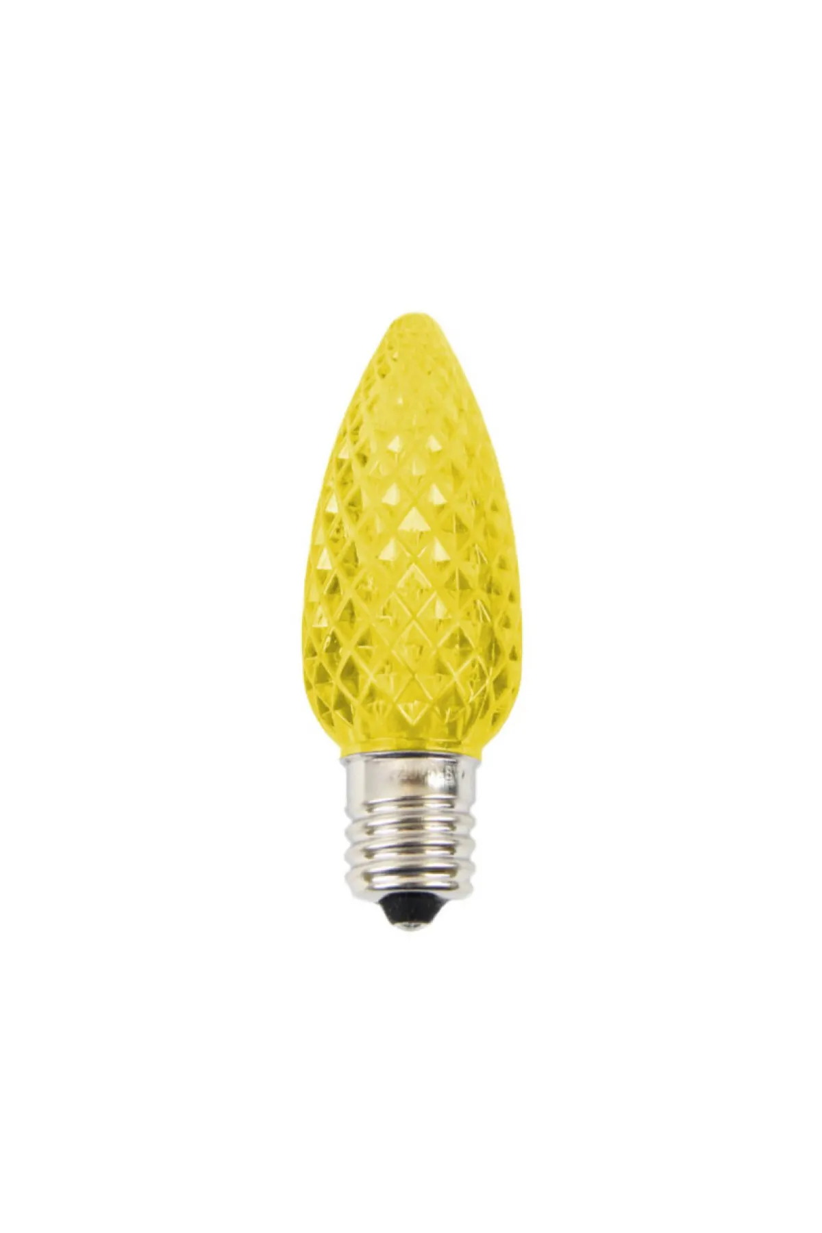 Decorator's Warehouse Bulbs|Outdoor Lighting^C9 Wonderful LED SMD Bulb (25 Bulbs/bag) - Faceted, Yellow