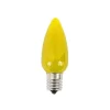 Decorator's Warehouse Bulbs|Outdoor Lighting^C9 Wonderful LED SMD Bulb (25 Bulbs/bag) - Frosted, Yellow