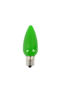 Decorator's Warehouse Bulbs|Outdoor Lighting^C9 Wonderful LED SMD Bulb (25 Bulbs/bag) - Frosted, Green