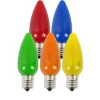 Decorator's Warehouse Bulbs|Outdoor Lighting^C9 Wonderful LED SMD Bulb (25 Bulbs/bag) - Frosted, Multi