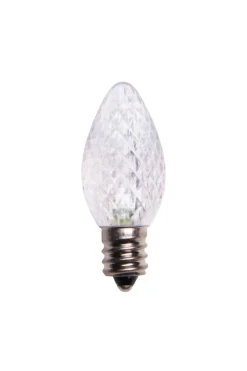 Decorator's Warehouse Outdoor Lighting^C7 Wonderful LED SMD Bulbs (25 Bulbs/bag) - Faceted, Cool White