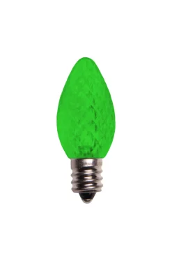 Decorator's Warehouse Outdoor Lighting^C7 Wonderful LED SMD Bulbs (25 Bulbs/bag) - Faceted, Green