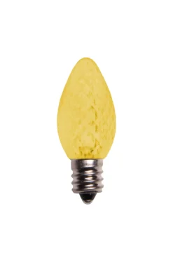Decorator's Warehouse Outdoor Lighting^C7 Wonderful LED SMD Bulbs (25 Bulbs/bag) - Faceted, Yellow