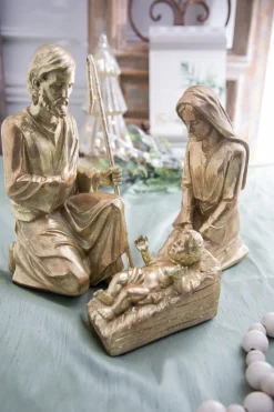 Decorator's Warehouse Christmas Accents^Elegant Nativity Set - 3 Pieces