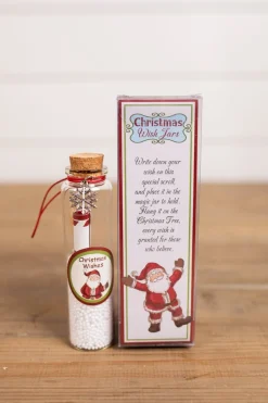 Decorator's Warehouse Christmas Accents^Glass Christmas Wish Jars