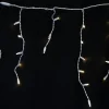Decorator's Warehouse Light Strands|Outdoor Lighting^Icicle Warm White - 5mm 70L 7.5'