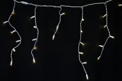 Decorator's Warehouse Light Strands|Outdoor Lighting^Icicle Warm White - 5mm 70L 7.5'