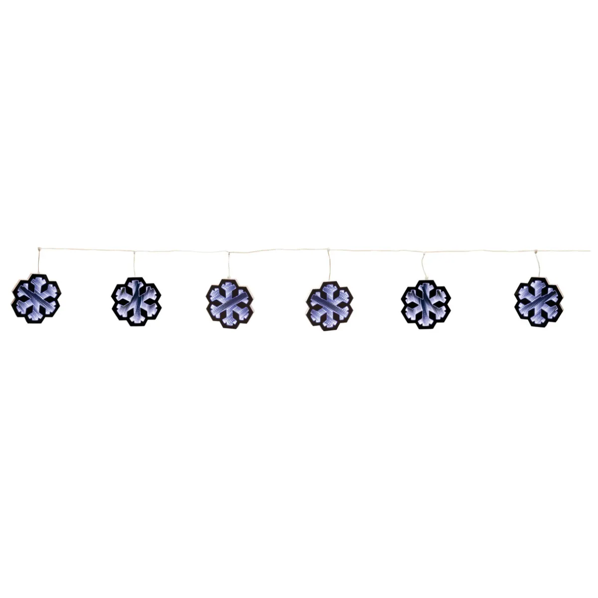 Decorator's Warehouse Infinity Lights|Indoor Lighting^68"L Infinity Light Snowflake Garland