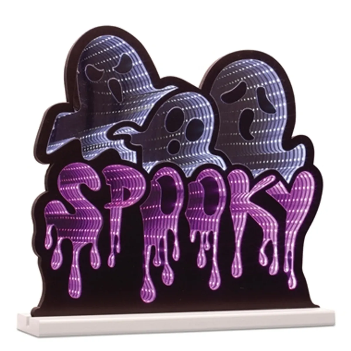 Decorator's Warehouse Infinity Lights|Indoor Lighting^15.5"L X 15"H Triple Ghost/Spooky Infinity Light