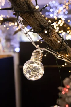 Decorator's Warehouse Orb Lights|Indoor Lighting^LED String Lights With Clear Balls - 2” Orbs