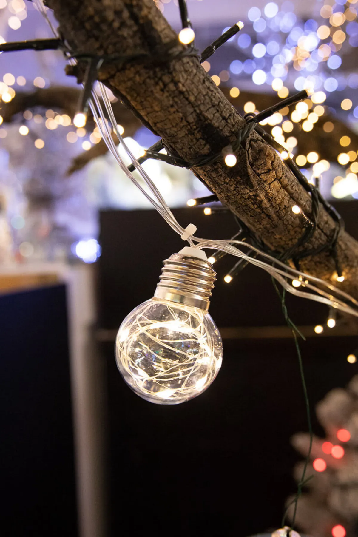 Decorator's Warehouse Orb Lights|Indoor Lighting^LED String Lights With Clear Balls - 2” Orbs