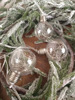 Decorator's Warehouse Orb Lights|Indoor Lighting^LED String Lights With Clear Balls - 3" Orbs